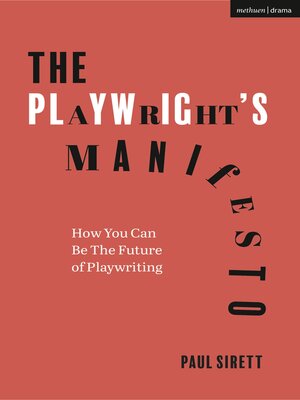cover image of The Playwright's Manifesto
